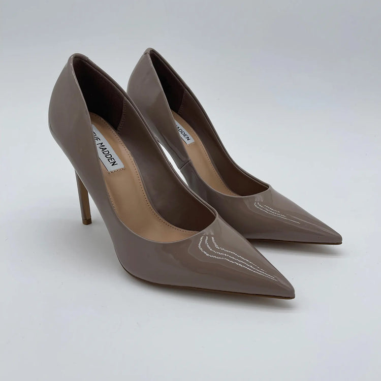 Pump tacco 100 - taupe patent