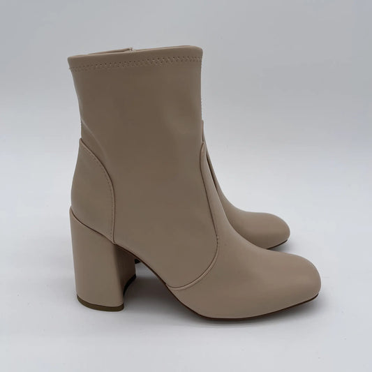 Stivaletto tacco 85 - beige