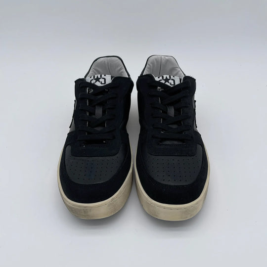 Sneakers in pelle - bianco nero