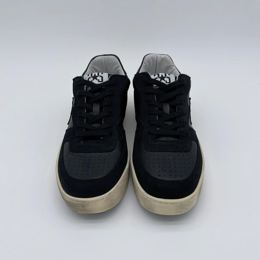 Sneakers in pelle - nero