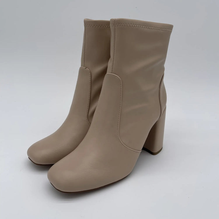 Stivaletto tacco 85 - beige